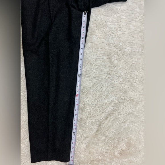 Vtg Wool blend Trouser Pants Pleated Wide Taper Leg Women’s Sz 14 High Waist - Picture 14 of 15